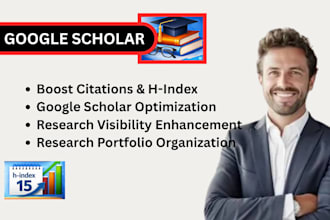 optimize google scholar profile, citations and h index, research article