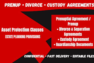 do, prenuptial agreement by court separation, legal agreements