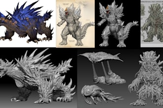convert 2d to 3d model image to stl files character model 3d miniature printing