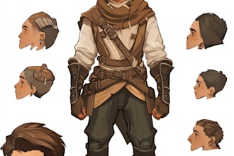 draw 2d game character or 2d game character
