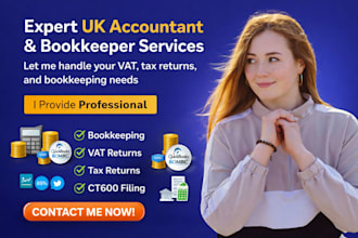 be UK accountant and file uk vat, tax return, bookkeeping