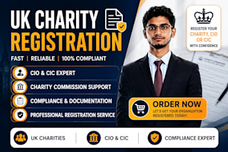 register UK charity, cio or cic with charity commission
