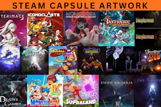 design steam capsule steam capsule art steam game storefront game cover art
