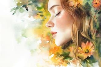 do a watercolor illustration
