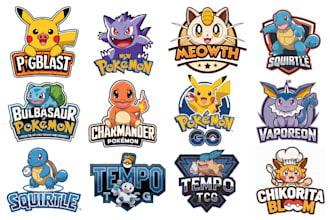 design cute pokemon, fakemon, anime mascot, chibi art or tcg trainer card