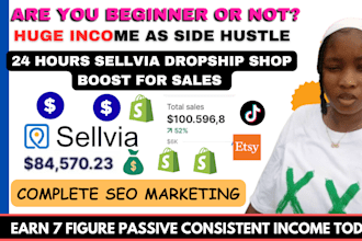 boost shopify sales, sellvia marketing ecommerce dropshipping marketing expert