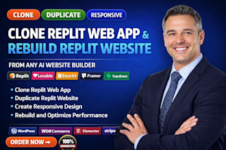 clone replit web app duplicate replit resposive design rebuild replit website