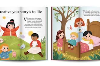 create captivating and imaginative illustrations for your childrens stories