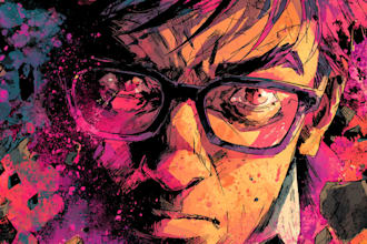 comic book illustration with comic book illustrator