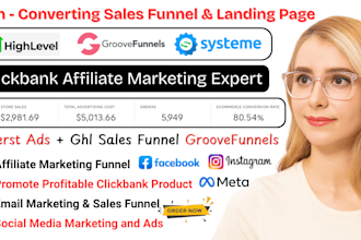 create affiliate marketing clickbank clickfunnels groovefunnels ghl systeme io