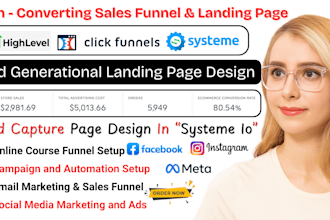 do lead capture page lead generational landing page in systeme io groovefunnels