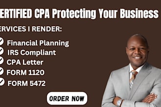 help with smart CPA letter and financial planning to stay irs compliant in 24hrs