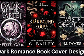 do dark romance book cover amazon kdp ebook cover design fantasy dark romance