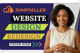 design or build a jump seller  ecommerce website that sells online fast