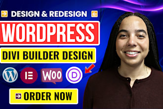 build wordpress divi website, divi expert wordpress landing page fix divi issue