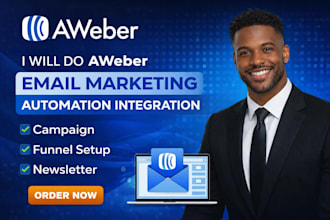 do aweber email automation integration email campaign funnel setup newsletter