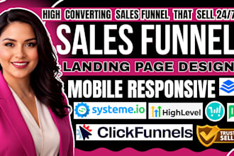 systeme io sales funnel gohighlevel hvac systeme io real estate landing page