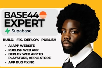 publish base44 supabase base44 expert base44 bug fixing base44 to capacitor