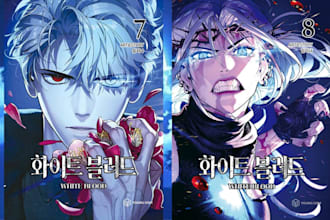 draw webtoon cover graphic novel shonen manga page illustration comic book