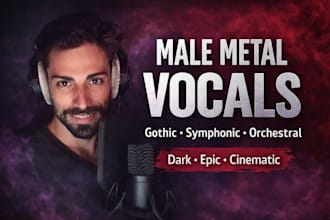 record gothic metal, symphonic metal, power metal, orchestral rock male vocals
