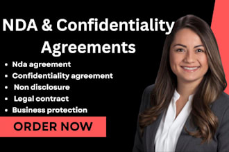 draft nda, confidentiality agreement for business protection