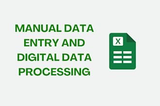 manual data entry and information digitization