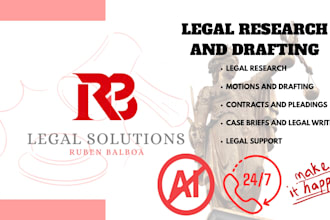 draft legal documents, conduct research, and provide legal support