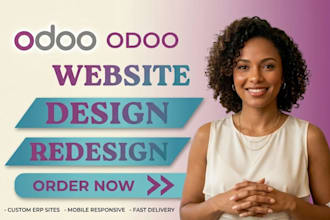 design or redesign odoo website for your business