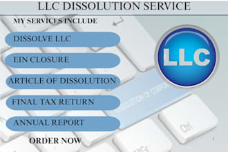 close, dissolve us llc, cancel ein, wyoming llc non resident