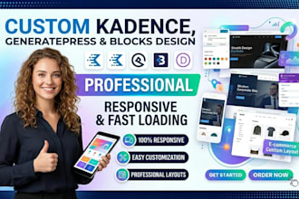 customize kadence gutenberg kadence blocks generatepress blocksy divi website