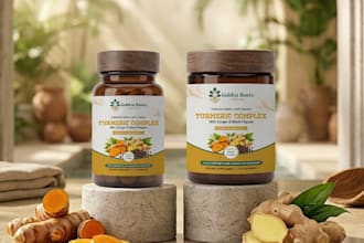 design product label and packaging for supplement, bottle, and food products