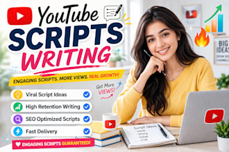 write engaging youtube scripts
