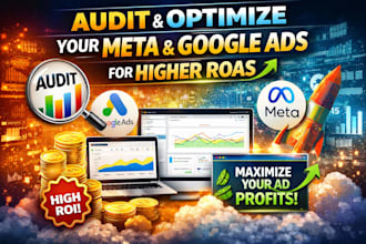audit and optimize your meta and google ads for higher roas