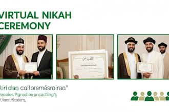 conduct full online nikah with imam wali witnesses nikah certificate
