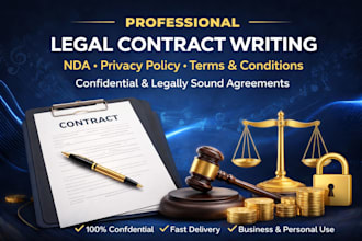 write non disclosure agreement, nda, privacy policy, terms conditions contract