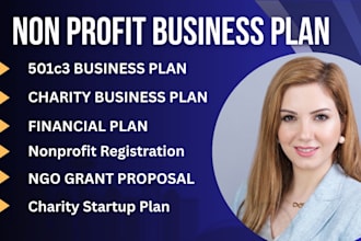 write a nonprofit strategic plan and charity business plan for grant funding