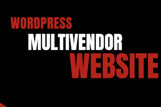design wordpress ecommerce multivendor website