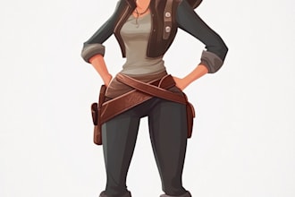 design 2d game character