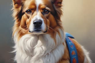 paint stunning pet portrait