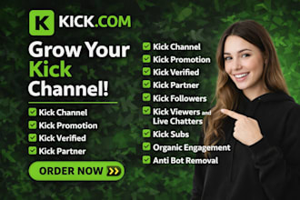 do strategic planning and execution for your kick channel to partnerships