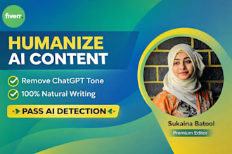 humanize ai content, edit and proofread your writing professionally