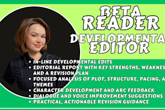 beta read psychological horror fantasy romance novel developmental edit ya eroti