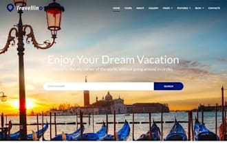 build travel website travel agency website tour booking hotel booking site