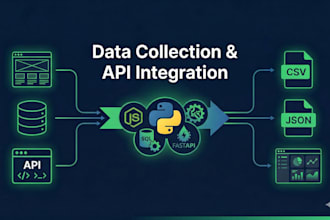 build custom data collection and API integration automation