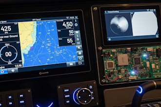 create yacht navigation control monitoring pcb with gps tracking and sensors
