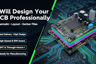 design and build your hardware prototype, pcb, arduino, and iot project