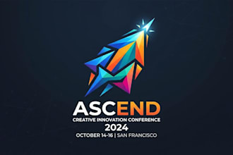 design a modern and professional conference logo