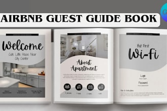 create custom vrbo booking com airbnb welcome book for better guest experience