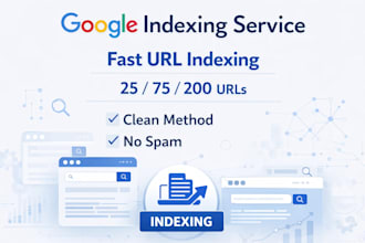do google indexing service for your backlinks, websites urls