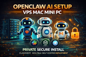 setup openclaw clawdbot moltbot ai agent on vps mac mini or PC